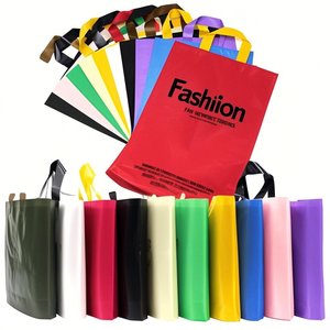T-shirt sacos de compras com alças design conveniente para fácil transporte