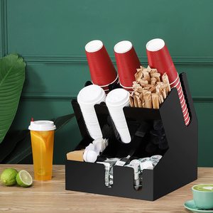 Tùy chỉnh cốc cà phê Giá Cốc Giấy Chủ Acrylic gia vị chủ với 10 ngăn - Product Image 3