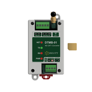 DTML01 RS485デジタル入力LoRaWANおよびCAT1 4G伝送ワイヤレスLoRaコンバータDTUモデム - Product Image 1