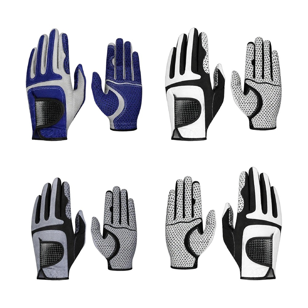 Gants de golf pour hommes en microfibre élastique, logo personnalisé, cadeau promotionnel
