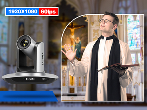 Комплект фотоаппаратов FoMaKo BN502 NDI PTZ 30X оптический зум HDMI PTZ камера и контроллер клавиатуры PTZ комплект - Product Image 3