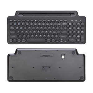 Teclado óptico inalámbrico de 2,4G con soporte de ranura para tarjeta táctil retroiluminado LED para escritorio Nuevo producto - Product Image 4
