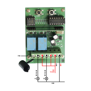 433MHz universale porta Garage telecomando ricevitore DC 12-24V 433.92mhz fisso Rolling codice Gate comando interruttore trasmettitore - Product Image 3