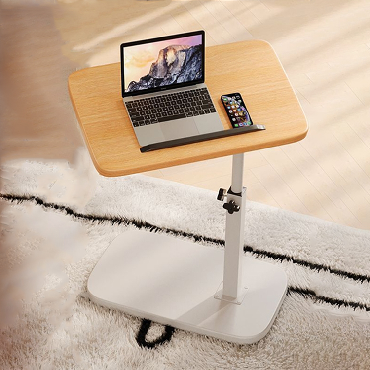 Modèle à bascule et relevable couleur bois naturel + étagère blanche