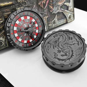 New con trỏ rồng đôi xoay <span class=keywords><strong>spinner</strong></span> thời trang Sơn Hội Đồng Quản Trị trò chơi phụ kiện kim loại Roulette với hộp quà tặng - Product Image 1