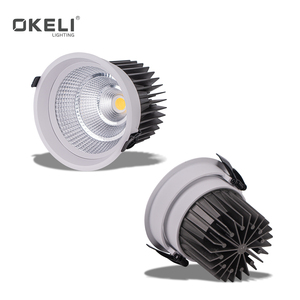 OKELIカスタマイズ可能なOEMファクトリー7w 12w 18w 24w 30w Cob調整可能なデザイン埋め込みLEDダウンライト - Product Image 1