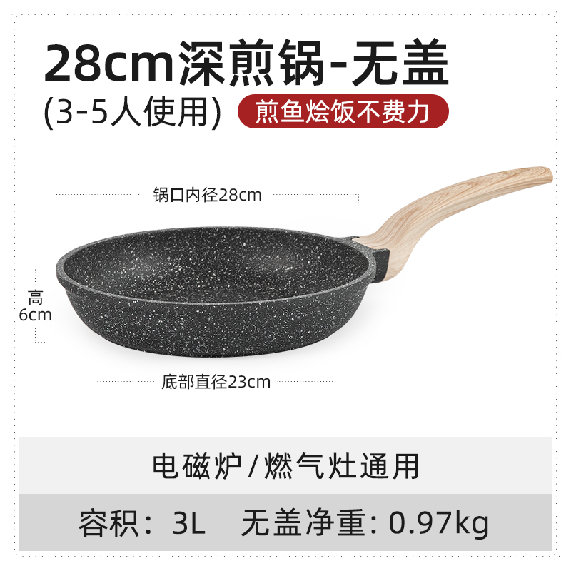 Sartén de 28 cm sin tapa