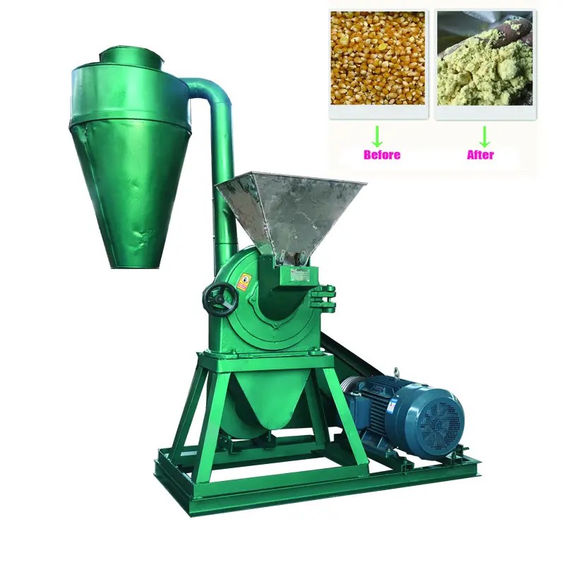 مطحنة الذرة الأفضل مبيعًا/ماكينة تحبيب الذرة، مطحنة يمكنها سحق الحبوب الكاملة