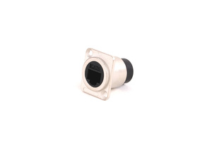Conector de módulo Cat.6 Internet RJ45 8p8c, enchufe de chasis de montaje en panel tipo D de red RJ45 CAT.6