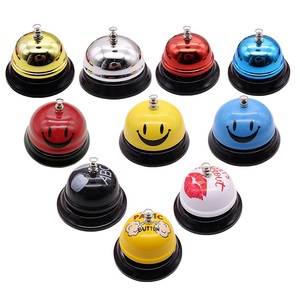 Bộ đồ ăn Thiết kế bảng chuông hoàn thành kim loại sử dụng văn phòng bàn nhà bếp khách sạn Tabletop không dây servant gọi chuông - Product Image 6