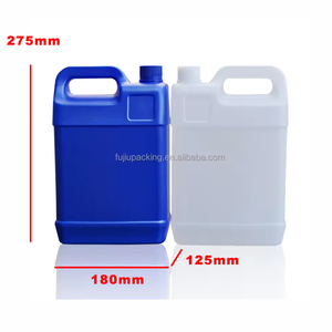 Toptan 5000ml HDPE florlu geleneksel plastik kare konteyner galon şişe - Product Image 6