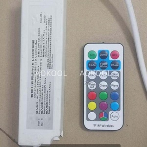 สายยาง220V 24V ทนทานสตริงไฟควบคุมระยะไกลไฟราว RGB - Product Image 5