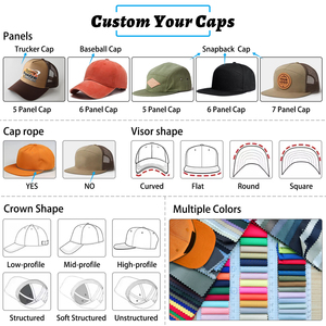 Nhà Máy Bán Buôn Cá Nhân Sản Phẩm Quảng Cáo Trucker Mũ Biểu Tượng Tùy Chỉnh Thể Thao <span class=keywords><strong>Cap</strong></span> 5 Bảng Điều Chỉnh Thêu Mũ Bóng Chày Cho Nam Giới - Product Image 2