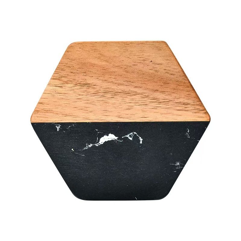 Esagono nero 11*10 cm