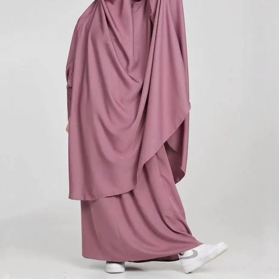 Etnische Telekung Gebed Thobe Kaftan Dubai Gewaad Kimono Kaftan Moslim Hijab Jurk Abaya Voor Vrouwen Islamitische Kleding Jilbab