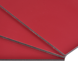 PE / PVDF/FEVE/rivestimento anodizzato mattone rosso acm fogli di plastica pannello composito in alluminio per materiale di rivestimento per pareti esterne - Product Image 2