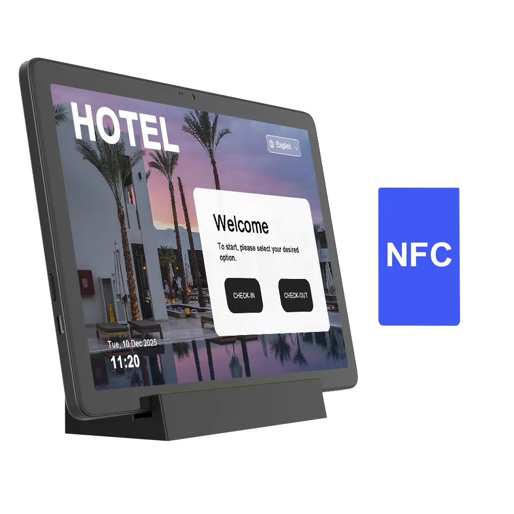 Herrliches Tablet 10 Zoll Android Tablet NFC In-Wall Touchscreen PoE einige Hotel Control Tablet Android