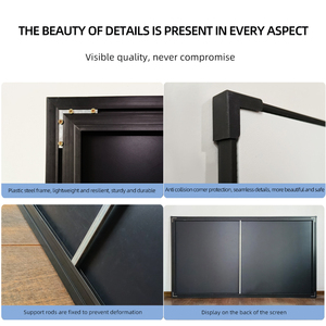 Low Price Promotion High Precision Interactive <strong>Screen</strong> Open <strong>Frame</strong> 120 &quot;0.4cm Ultra-narrow <strong>Frame</strong> <strong>Screen</strong> - Product Image 5