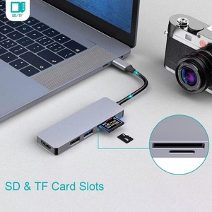 USB <strong>C</strong> Hub OEM 5in1 USB <strong>C</strong> to 4K HDM I <strong>Adapter</strong> Compatible with Thunderbolt 34 MacBoo k Pro I Pad Pro XP S H <strong>P</strong> More Type <strong>C</strong> Devices - Product Image 3