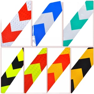 HIP Arrow <strong>Warning</strong> <strong>PVC</strong> 5cm*90cm Material Truck Safety Reflective Vinyl Stickers for Heavy Vehicles
