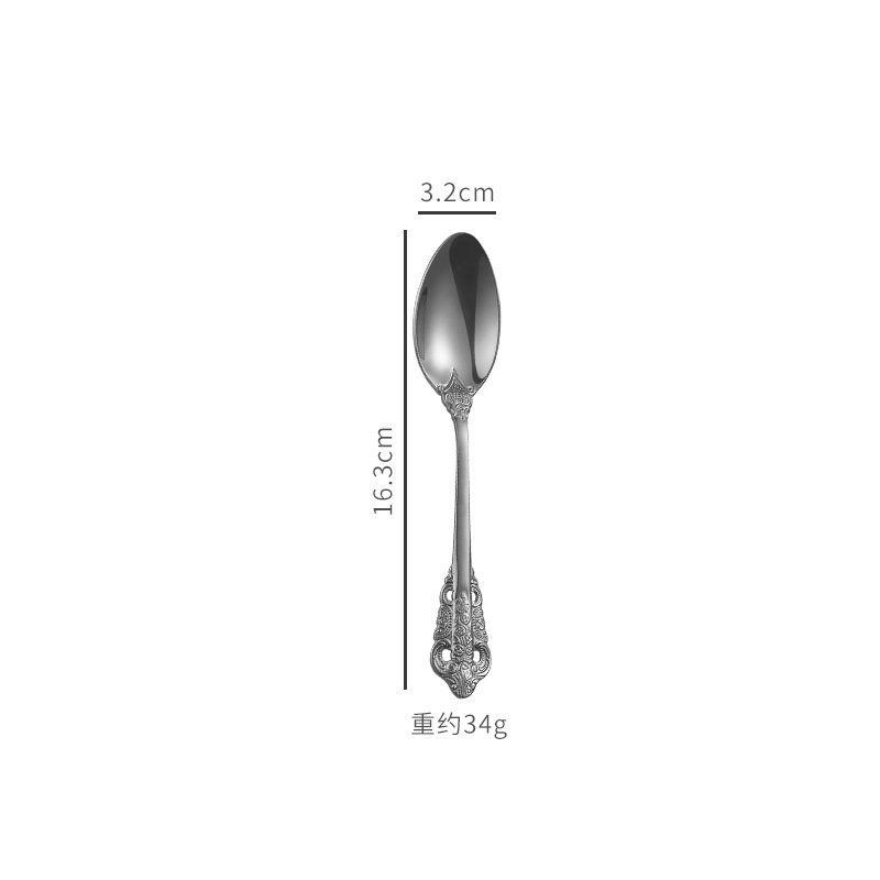 Silver dessert spoon