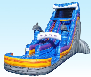 Bán Chạy Nhất Trẻ Em Của Sân Chơi Thương Mại PVC Cây Cọ Inflatable Trượt Nước Với Hồ Bơi Thích Hợp Cho Sân Sau - Product Image 1