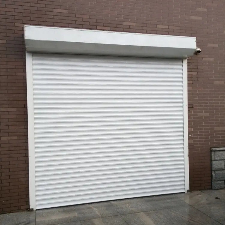Nueva puerta corredera de almacén enrollable de la mejor calidad con abridor de puerta de garaje inteligente
