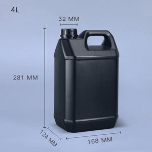 4 litri tanica di plastica con copertura a prova di manomissione HDPE contenitori chimici barilotto gallone - Product Image 5