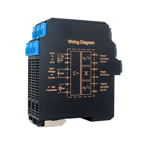 4-20mA <strong>Input</strong>/<strong>Output</strong> Signal Isolation RTD TC Transducer 1 <strong>Input</strong> 2 <strong>Output</strong> Signal Isolator Made in China Temperature Module - Product Image 1