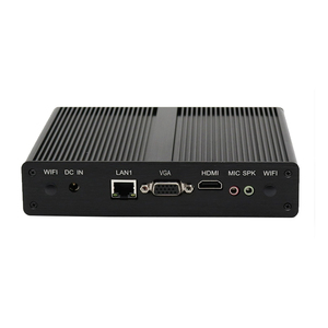 Fanless Mini Industrial PC Micro Office HTPC Dual LAN 2 COM Ports <strong>Compact</strong> Industrial Control <strong>Computer</strong> for Automation IoT - Product Image 4