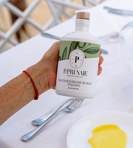 ขวดแก้วทำจากน้ำมันมะกอกบริสุทธิ์500มล. สำหรับทำอาหารทำในอิตาลีพร้อมใช้งานเพื่อสุขภาพพรีเมี่ยม - Product Image 2