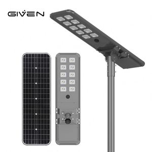 מחיר מפעל IP66 דיור אלומיניום עמיד למים 60W 80W 100W 120W פארולה היברידית הכל באחד פנס רחוב סולארי