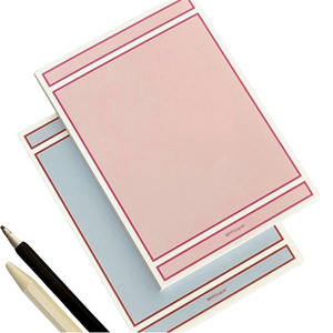 Venta al por mayor Simple azul Rosa A5 Bloc de notas libreta de notas funcional registros listas de tareas Bloc de notas de papel para escribir - Product Image 1