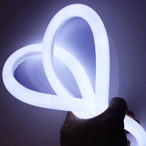 Fantezi Neon esnek ışık silikon tüp uzaktan kumanda ile ev gösterisi dekorasyon için renkli RGB LED - Product Image 4