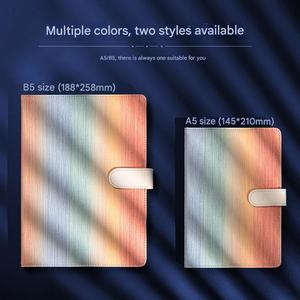 Wholesale Multi-tone Paper <strong>Notebooks</strong> Seam <strong>Binding</strong> 180 Sheets 100g Daolin Paper Leather <strong>Notebook</strong> OEM Own Logo Journal <strong>Notebook</strong> - Product Image 3