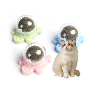 Bola de hierba gatera de plástico ecológica con logotipo personalizado, juguete para gatos, piruleta de relajación para gatos, producto personalizado para mascotas - Product Image 1