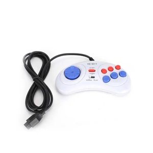 Kablolu Mini oyun denetleyicisi için SEGA Genesis 6 düğme kolu Gamepad için SEGA Mega sürücü 16 bit Video oyunu konsolu 2GB - Product Image 4