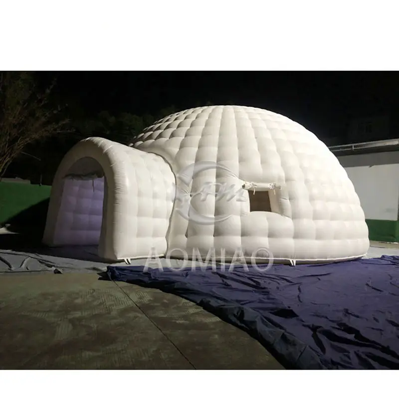 Großes aufblasbares Zelt im Freien für Veranstaltungen im Freien Aufblasbare Zelt party mit LED-Lichtern