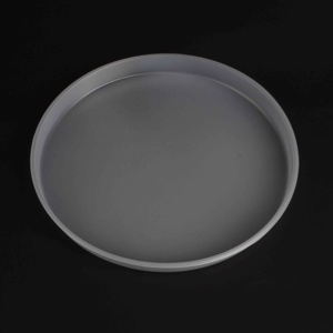 模压包装圆形塑料PP托盘，带盖，用于蛋糕吸塑工艺圆纸披萨盒