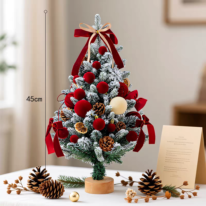 Piccolo albero rosso di 45 cm