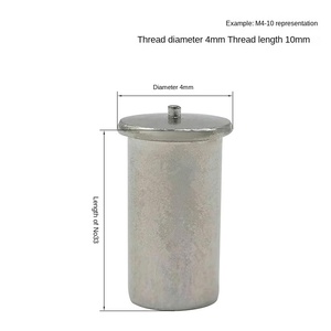 Thép không gỉ cố định cột năng lượng lưu trữ Hàn bu lông M3-M4-M5-M6 đồng bằng kết thúc hàn điểm Studs nhà máy cảm ứng hàn - Product Image 4