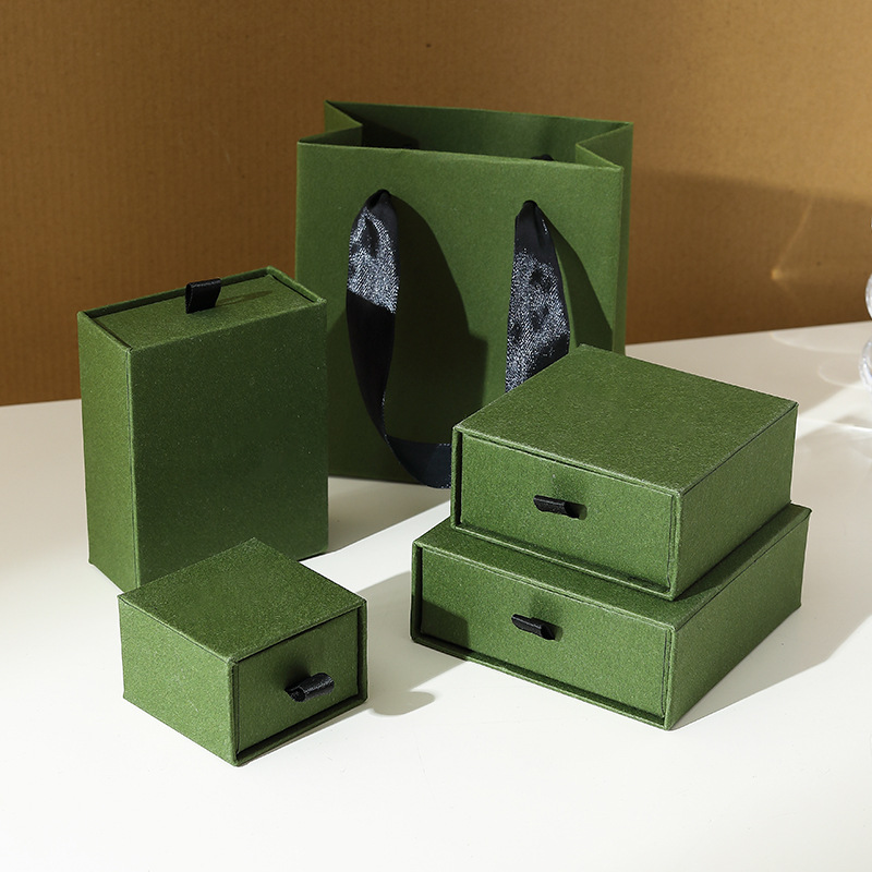 Green drawer box-Wordless blank version