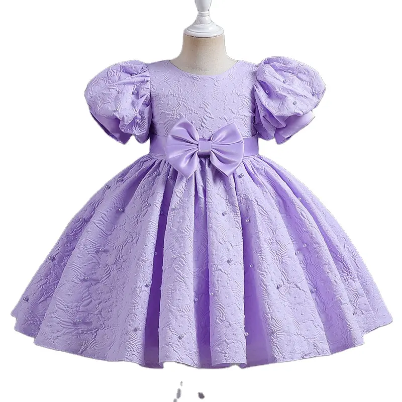 Vestido de princesa floral para meninas, vestido de verão para meninas para aniversários, casamentos, festas, vestidos infantis para adolescentes, formatura, vestido