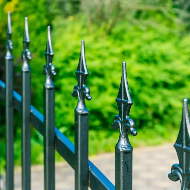 schmiedeeiserne grenze und zaun großhandel schmiedeeiserne zaun für zuhause garten ornamentaler stahlzaun