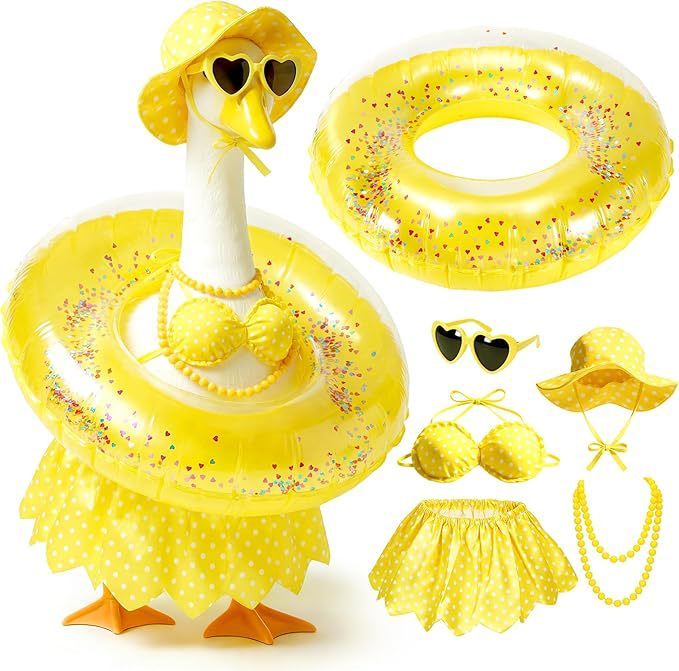 hot-selling yellow necklace bikini 6-piece set