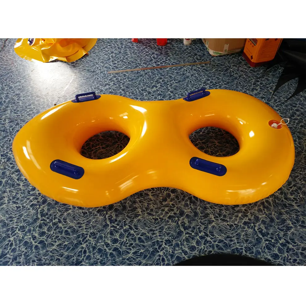 Anillo de natación inflable para adultos, balsa de agua directa de fábrica, juegos de agua, tubo towable de esquí