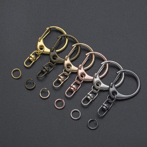 Factory <strong>C</strong> Buckle Keychain Bulk Metal Spring <strong>Key</strong> Rings Swivel Hook Keychain Jump Ring Handmade DIY Accessory <strong>C</strong> <strong>Shape</strong> <strong>Key</strong> Chains - Product Image 5