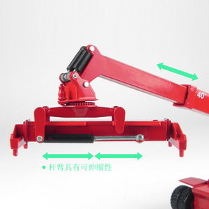 压铸金属1:50集装箱起重机卡车模拟终端操作到达堆垛机模型 - Product Image 5