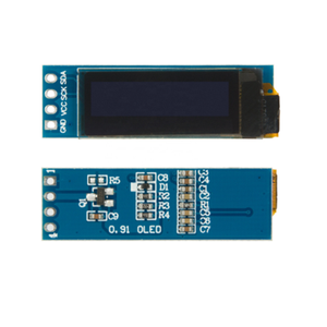 0,91-Zoll-OLED-Anzeigemodul 4-polige IIC-Schnitts telle 12832 LCD-Bildschirm SSD1306 blauer vertikaler Bildschirm kleiner Bildschirm - Product Image 3