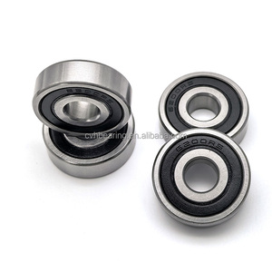 Cuscinetti sigillati in gomma nera 6200RS 10x30x9mm ad alta velocità cuscinetto a sfera profondo del motore 6200-2RS cuscinetti 6200 2RZ - Product Image 6